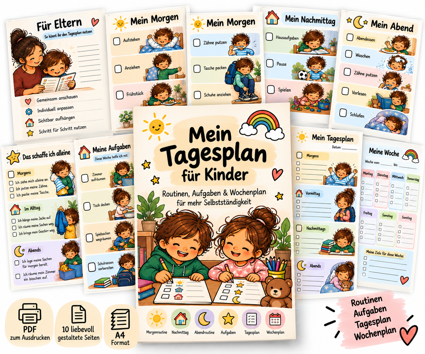 Mein Tagesplan